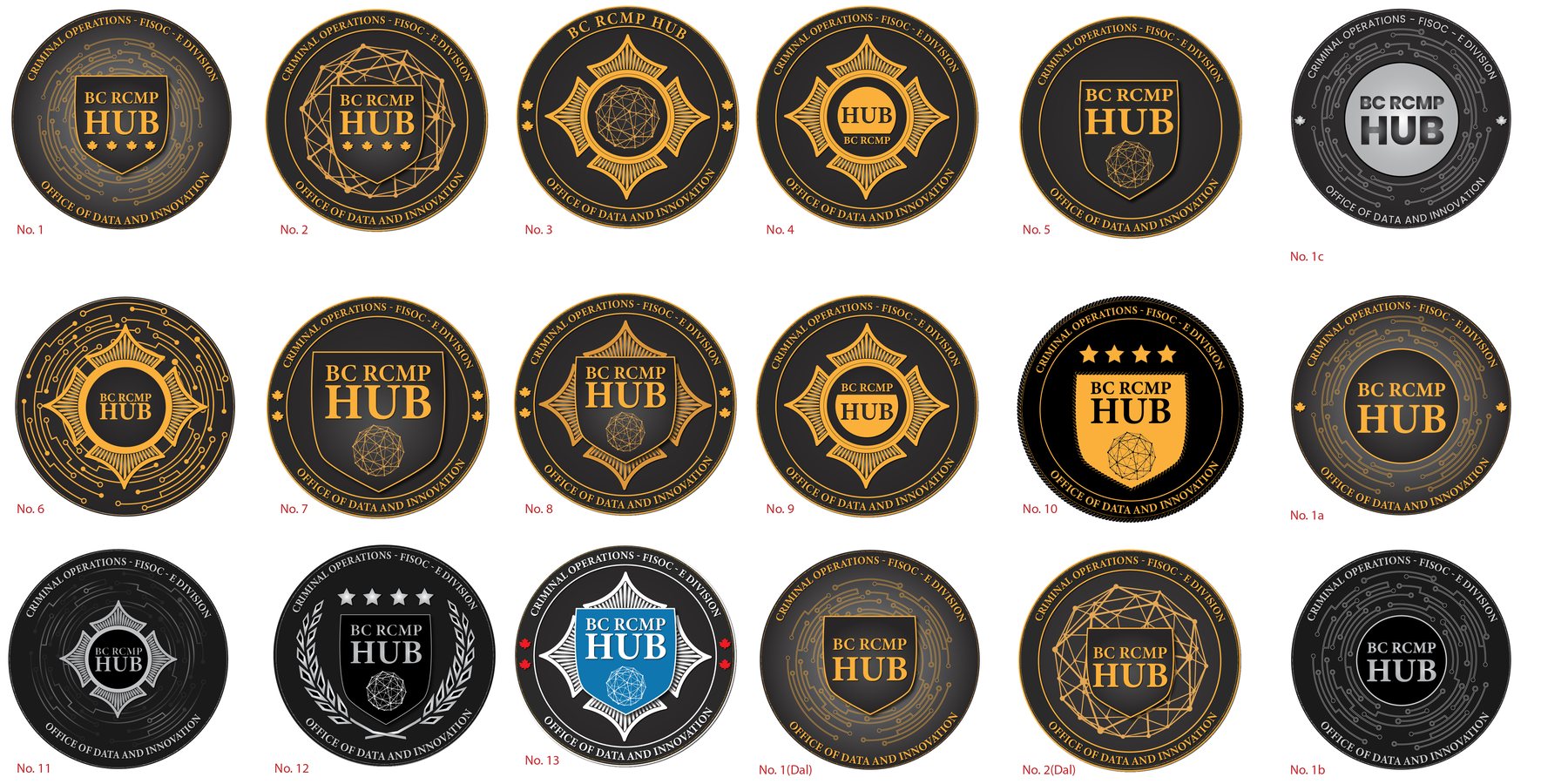 BC RCMP Hub challenge coin