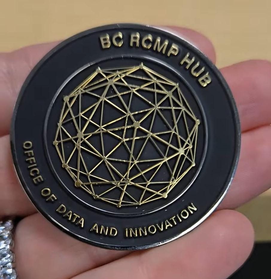 The finished Hub coin